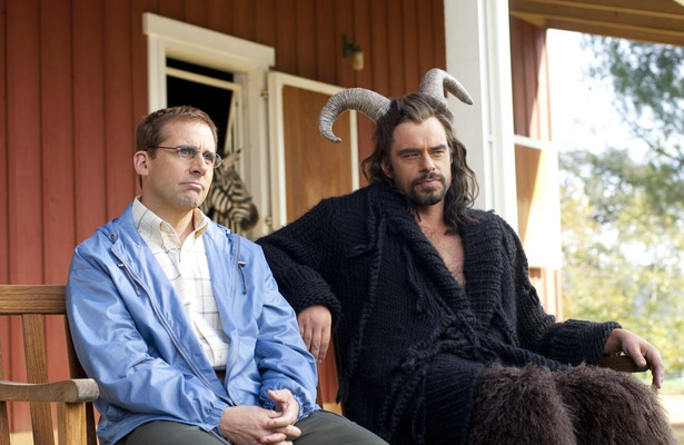 Steve Carell en Jemaine Clement in Dinner for Schmucks