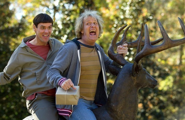 Jim Carrey en Jeff Daniels in Dumb and Dumber To