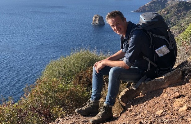 Arnout Hauben in Dwars door de Middellandse Zee