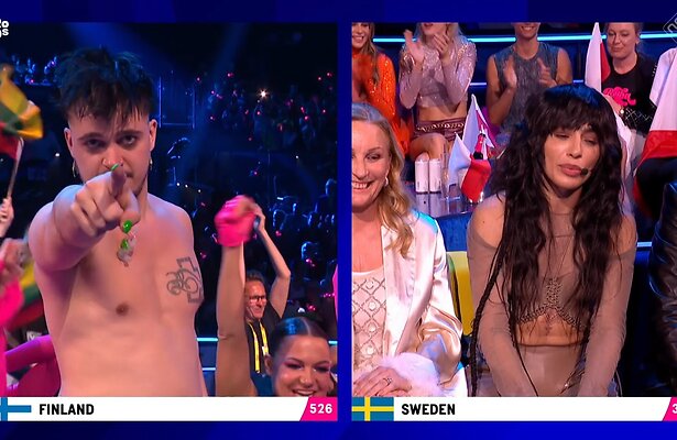 Loreen won opnieuw voor Zweden.