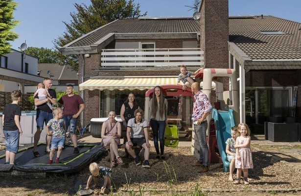 De familie Buddenbruck uit Een huis vol gaat op stap