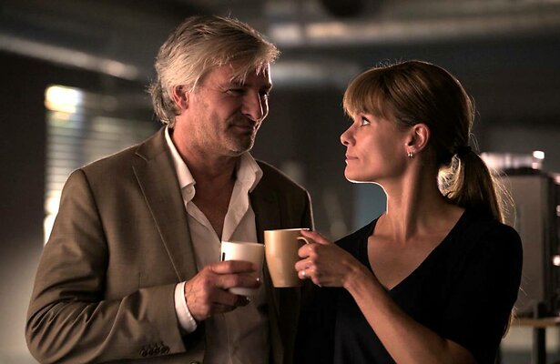 Floris Wolfs en Eva van Dongen in Flikken Maastricht.