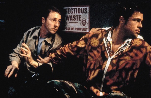 Edward Norton en Brad Pitt in Fight Club