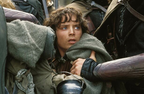 Elijah Wood als Frodo Baggins in The Lord of the Rings: The Two Towers