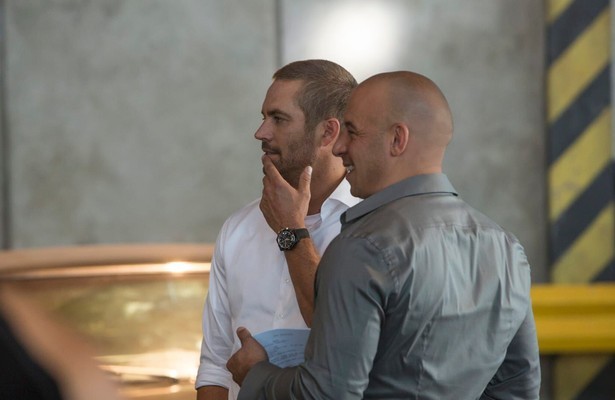 Vin Diesel en Paul Walker in Furious 7