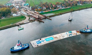 Großbaustelle Wesertunnel: Bagger, Bohrer, starke Schlepper