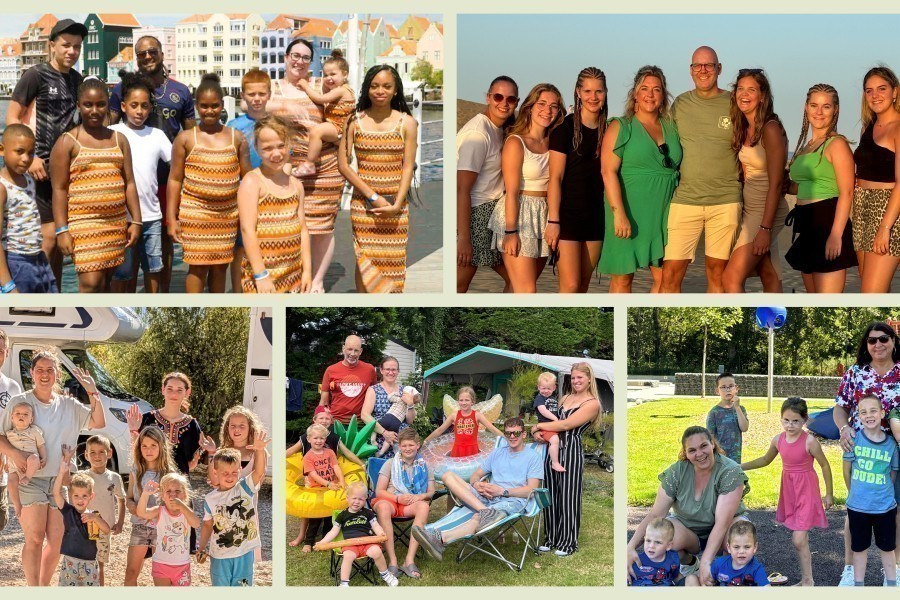 Grote gezinnen, grote vakanties