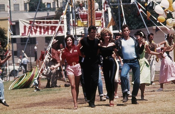 John Travolta en Olivia Newton-John in Grease