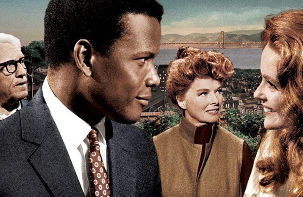 Sidney Poitier, Cecil Kellaway, Katharine Hepburn en Katharine Houghton