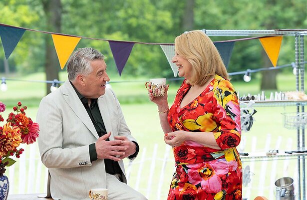 Robèrt van Beckhoven & Janny van der Heijden in Heel Holland Bakt