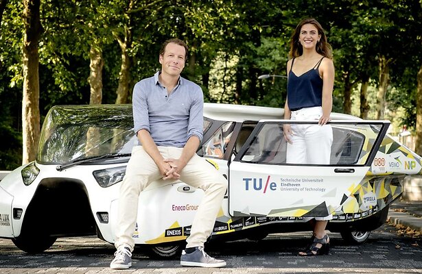 Herman van der Zandt en Anna Gimbrère samen tijdens de NPO Seizoensopening 2017-2018.