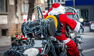 Hufters op beeld: Kerst