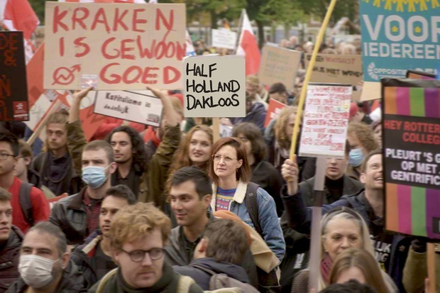 Half Holland dakloos