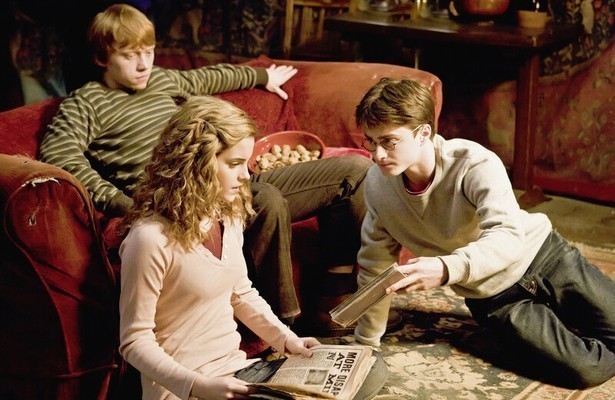 Daniel Radcliffe, Emma Watson en Rupert Grint