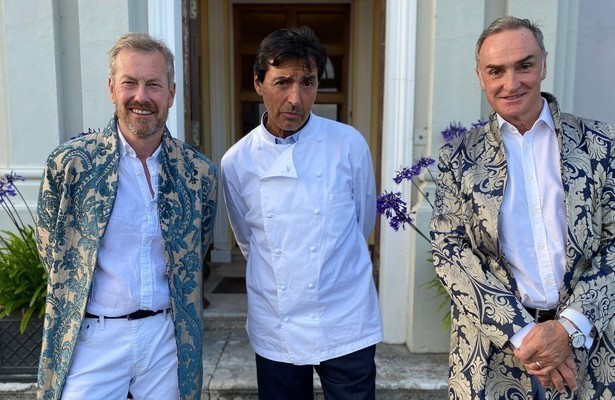 Lord Ivar Mountbatten, James Coyle en Jean-Christophe Novelli 