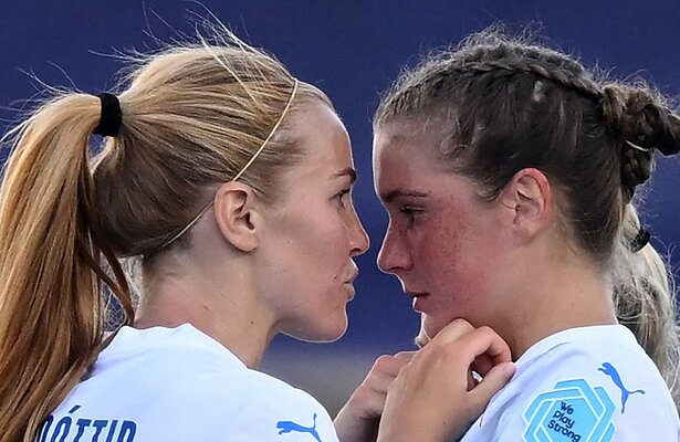 Karolina Lea Vilhjalmsdottir en Glodis Viggosdottir (IJsland)