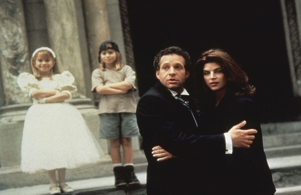 Mary-Kate en Ashley Olsen, Steve Guttenberg en Kristie Alley in It Takes Two