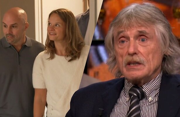 René & Denise uit VTWonen en Johan Derksen