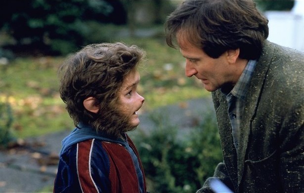 Robin Williams zit vast in een bordspel