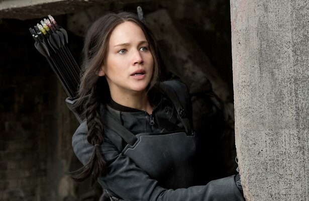 Jennifer Lawrence in The Hunger Games: Mockingjay - Part 1