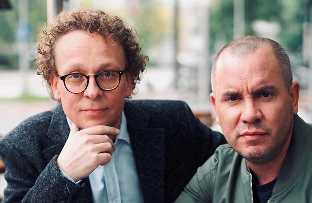 Dennis van der Ven en Jeroen van Koningsbrugge in 2020.