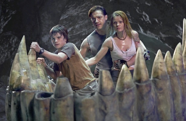 Brendan Fraser en Josh Hutcherson 