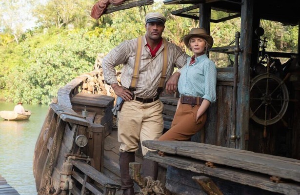 Emily Blunt en Dwayne Johnson voor Jungle Cruise