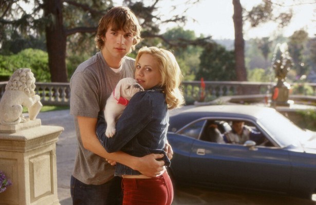 Ashton Kutcher en Brittany Murphy in Just Married