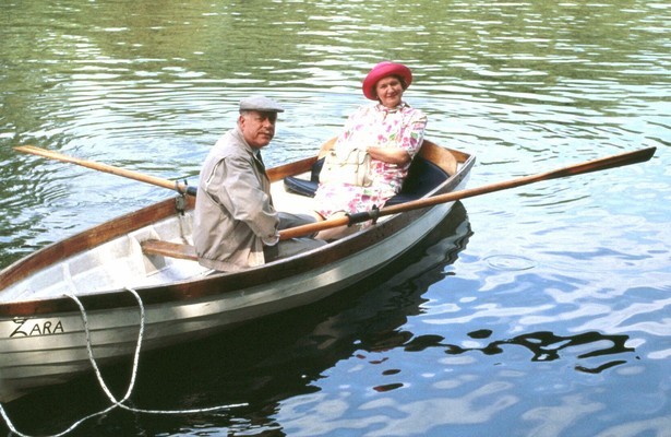 Clive Swift en Patricia Routledge in Keeping Up Appearances