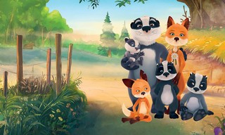 La famille Blaireau Renard