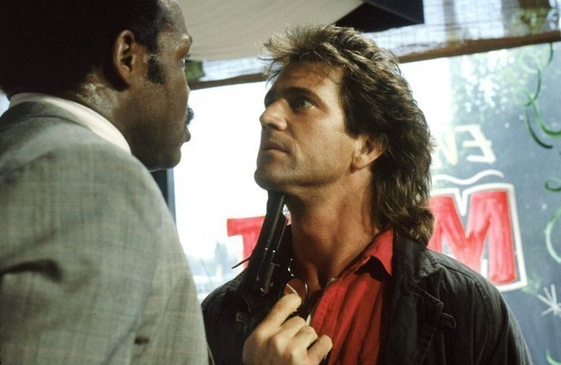 Mel Gibson en Danny Glover in Lethal Weapon