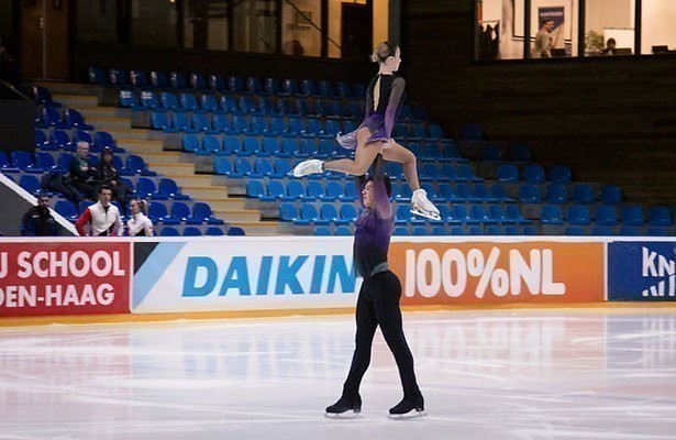Primeur: Het eerste Nederlandse paar in het kunstschaatsen