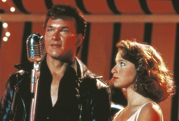 Stout dansen met Patrick Swayze in Dirty Dancing