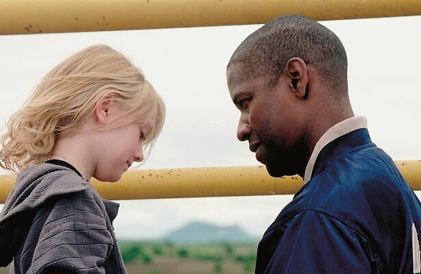 Denzel Washington en Dakota Fanning in Man on Fire