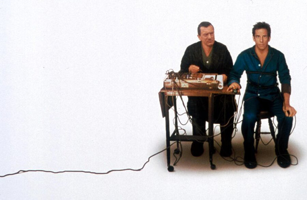 Robert De Niro en Ben Stiller in Meet the Parents