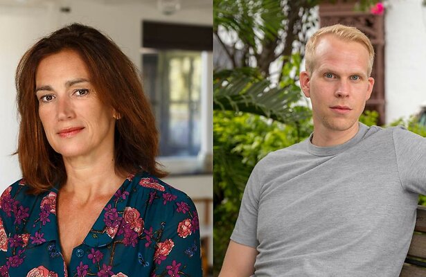 Monic Hendrickx en Rick Paul van Mulligen