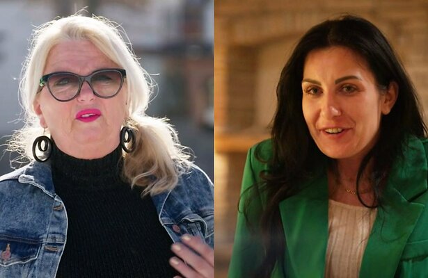 Monique en Antine in B&B Vol Liefde