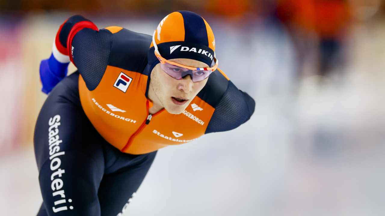 Marcel Bosker hoopt weer indruk te maken op de 10 kilometer tijdens de wereldbeker schaatsen in Heer