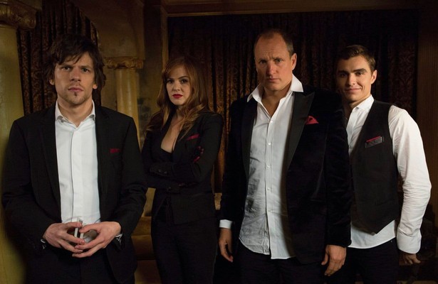 Jesse Eisenberg, Isla Fischer, Woody Harrelson en Dave Franco in Now You See Me