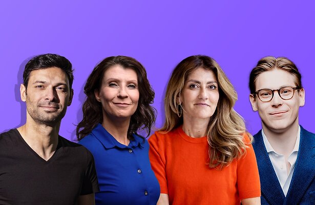 Ali Niknam, Esther Ouwehand, Dilan Ye?ilgöz-Zegerius en Klaus Mäkelä