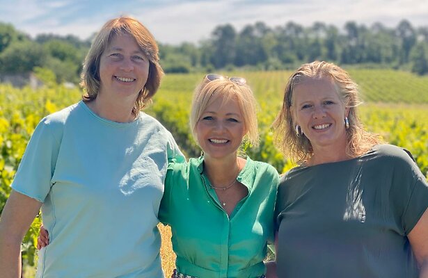 Bertie Steur, Yvon Jaspers & Rosita Brouwer tijdens Onze Boerderij in Europa