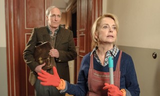 Obendrüber, da schneit es