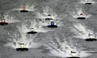Powerboat racing