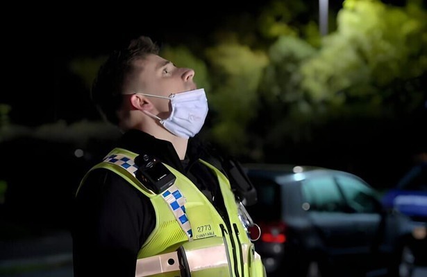 Still van Politie in het Holst van de Nacht