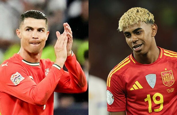 Cristiano Ronaldo (Portugal) vs. Lamine Yamal (Spanje)