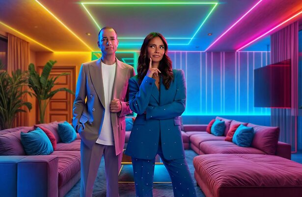 Monica Geuze en Valerio Zeno voor Power Couple