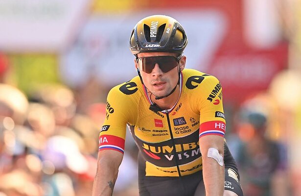 Primoz Roglic tijdens de Vuelta a España 2023