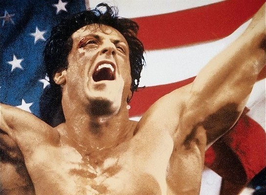 Dolph Lundgren beukt Sylvester Stallone in elkaar