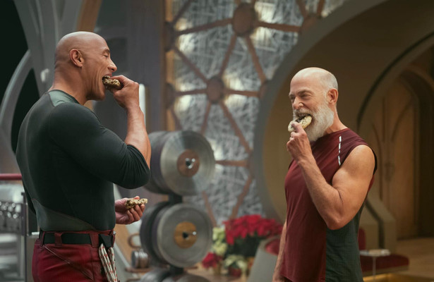 Dwayne Johnson en J.K. Simmons in Red One