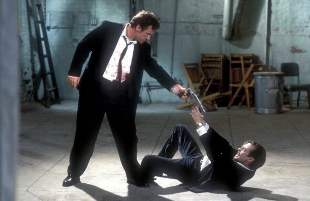 Steve Buscemi en Harvey Keitel in Reservoir Dogs